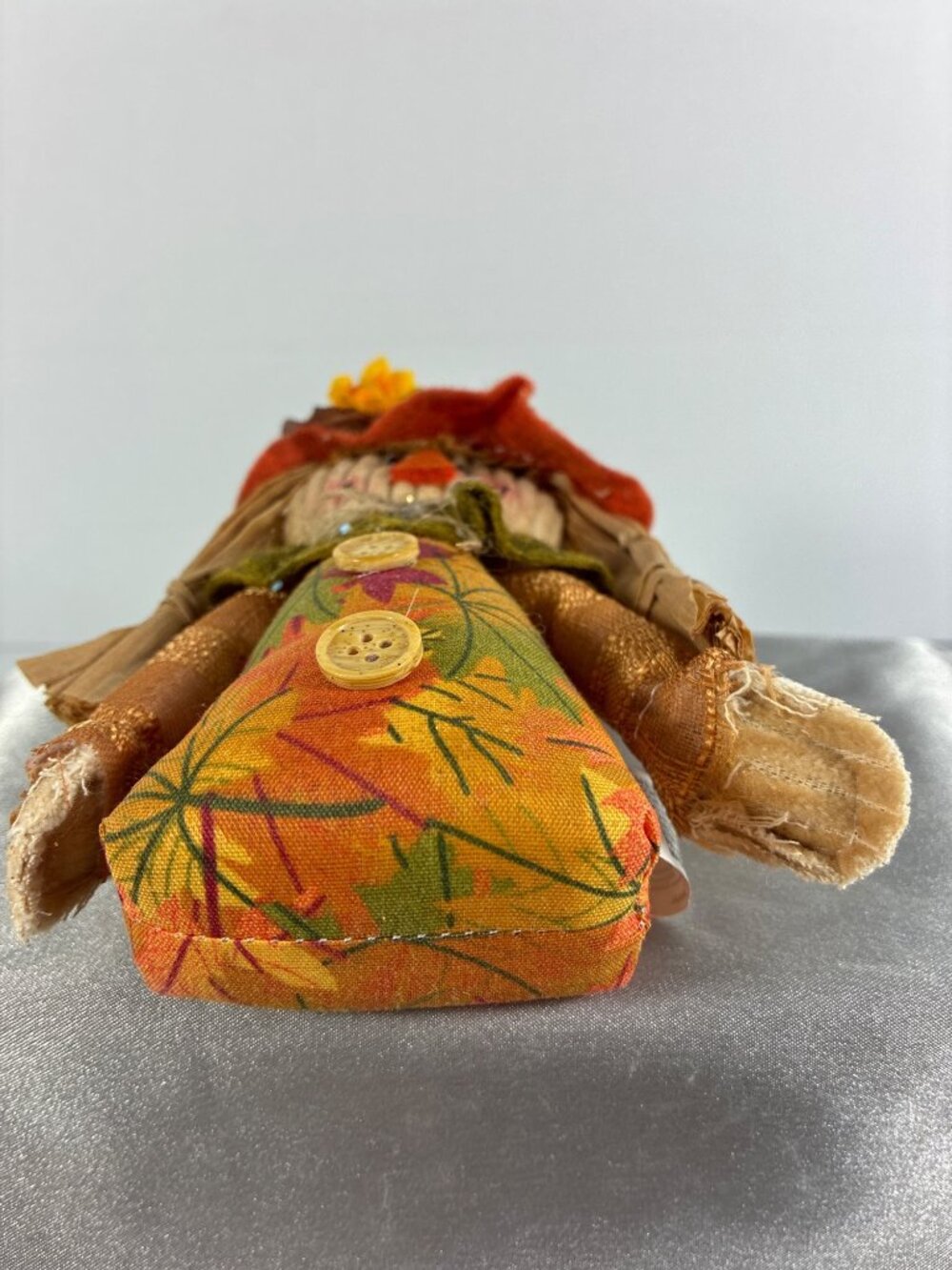 Handmade Fall Scarecrow Shelf Sitter - Picture 9 of 10